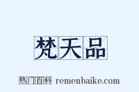 梵天品是什么意思的图片